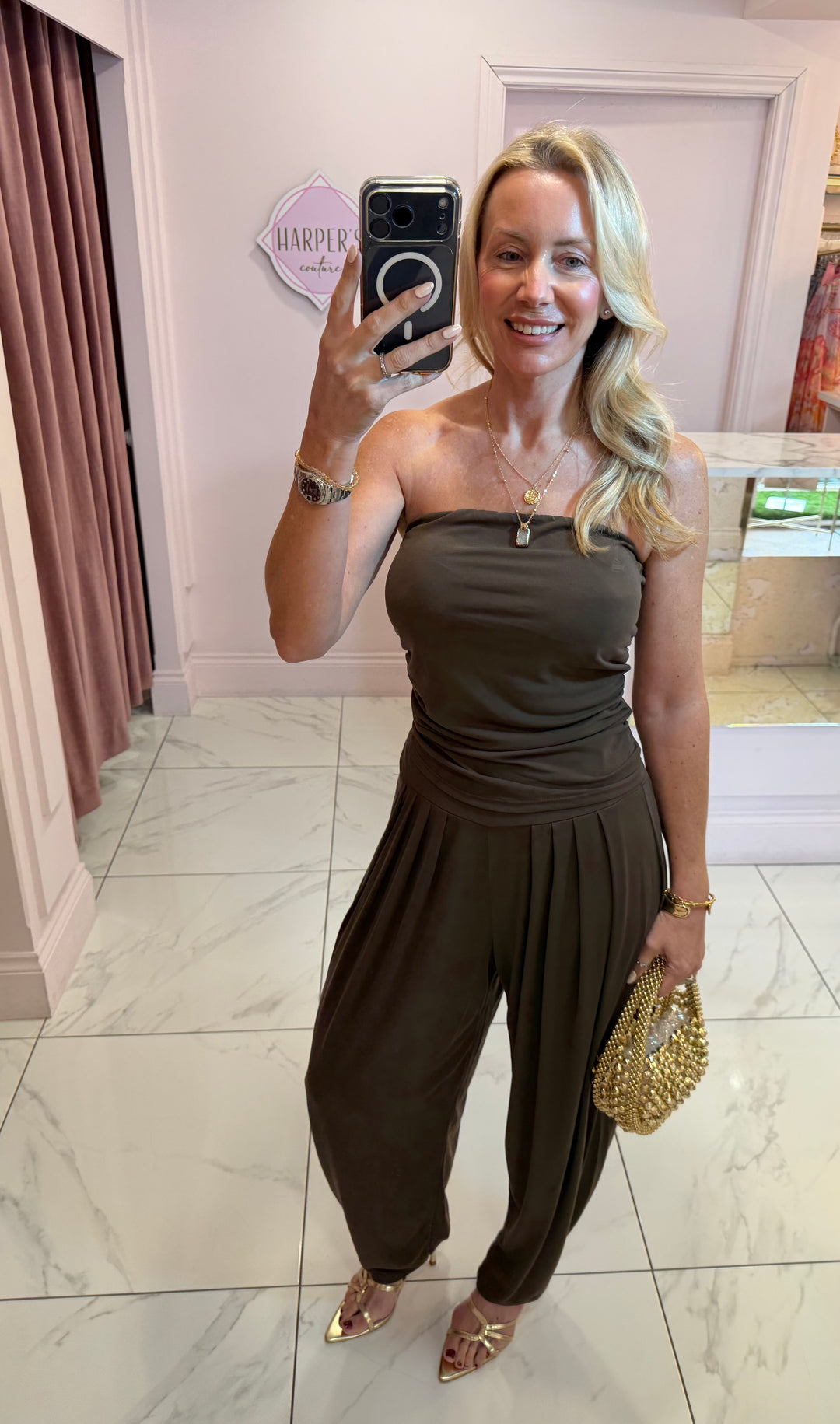 Bandeau Top &amp; Trouser Co Ord