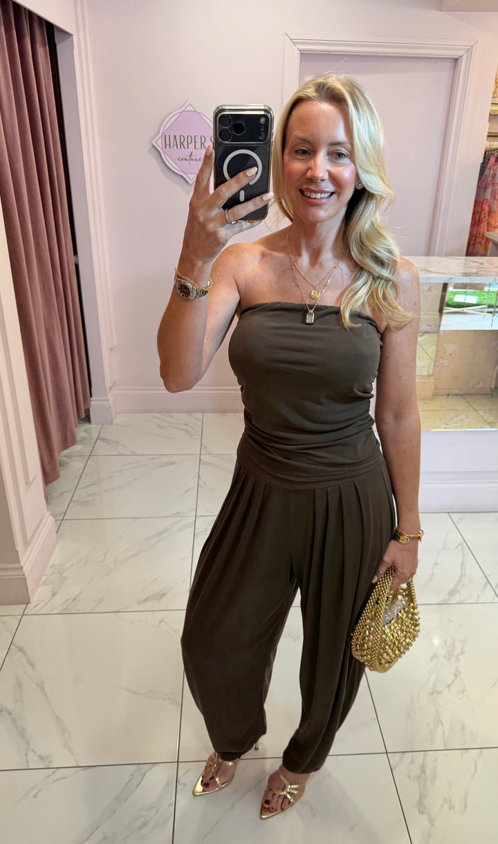 Bandeau Top &amp; Trouser Co Ord