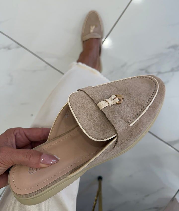 Lottie Beige Mules
