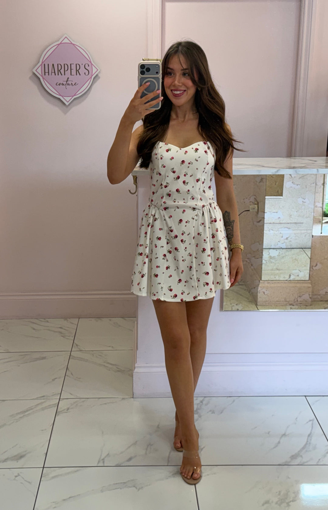 Cammy Floral Skater Dress