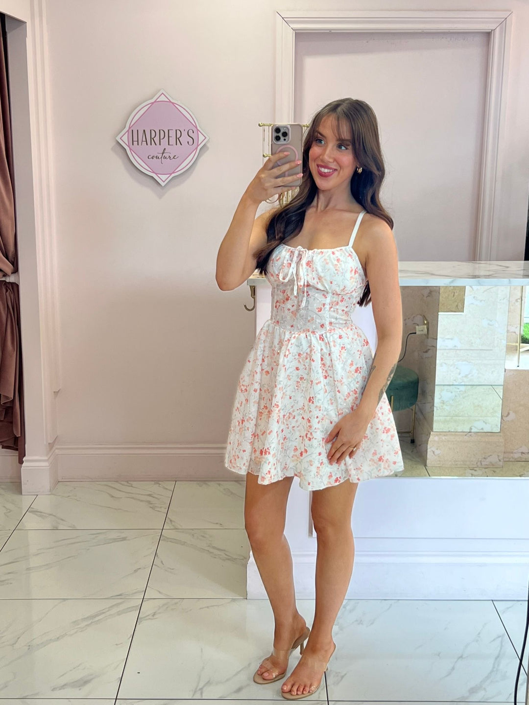 Ariarna Floral Rara Skater Dress