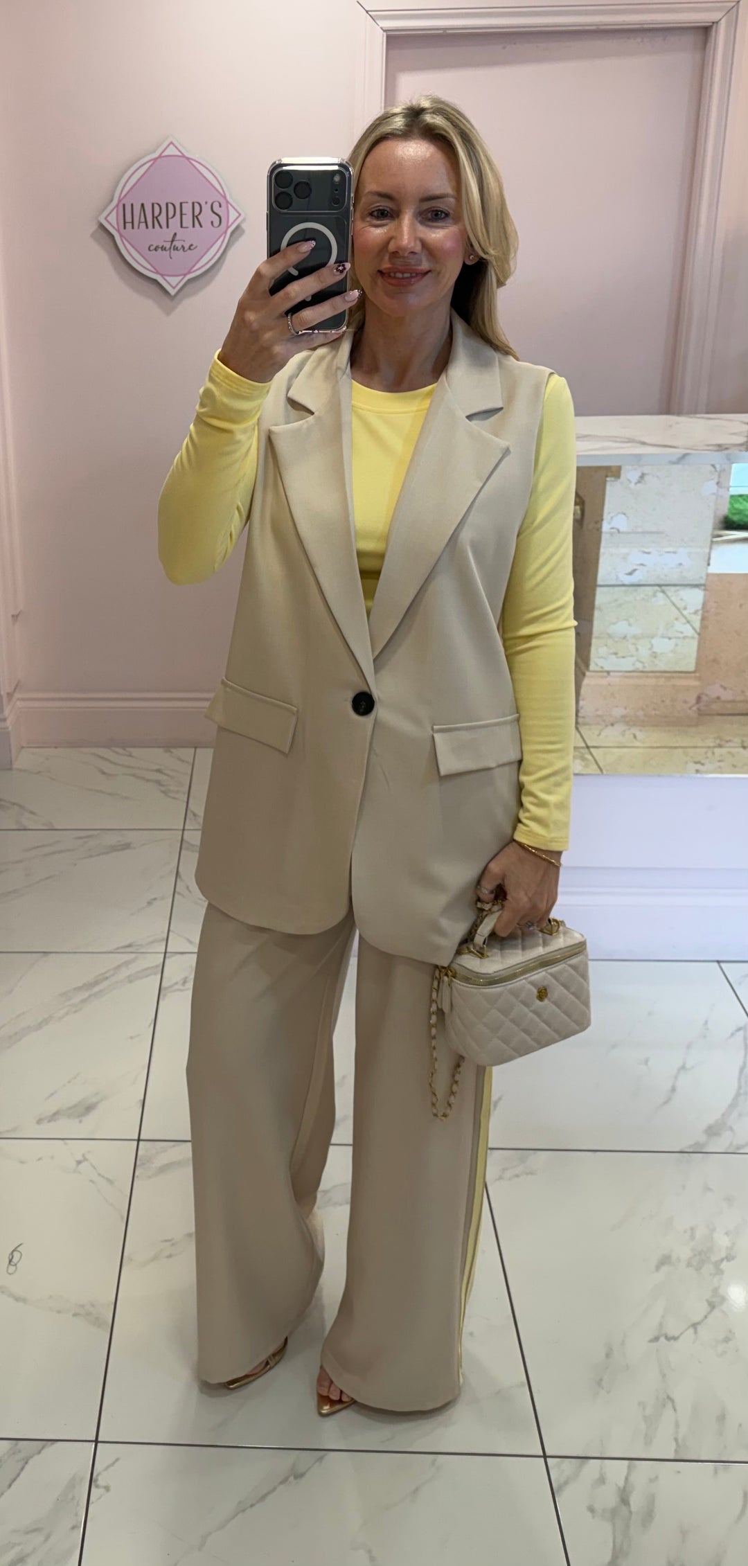 Sofia Waistcoat &amp; Trouser Co Ord Set