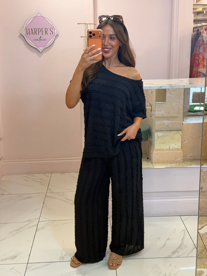 Hattie Ruffle Top &amp; Trouser Co Ord