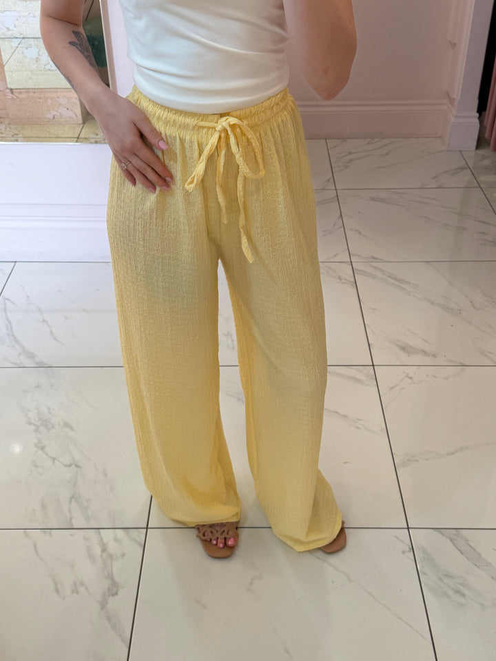 Bec Lightweight Textured Trousers