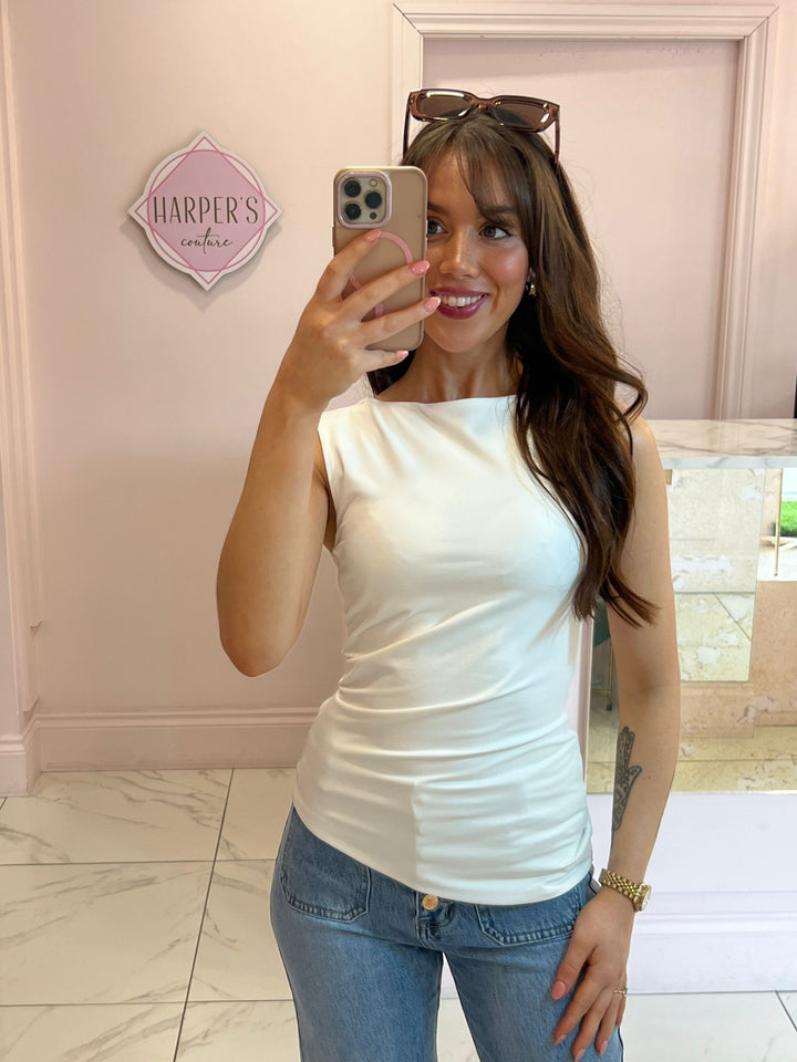 Arianna Asymmetric Fitted Top