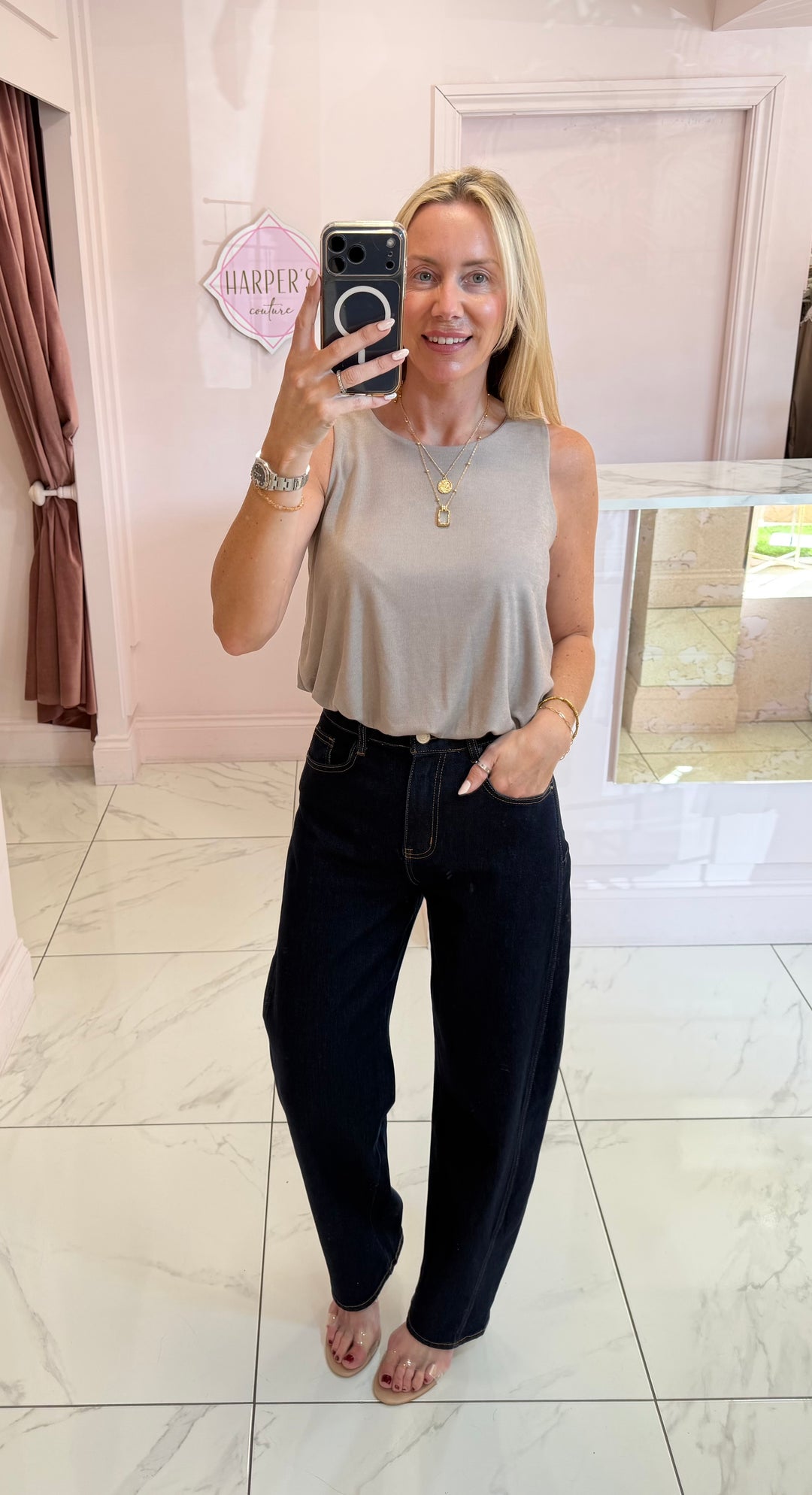 Ezme Soft Stretchy Puff Hem Top