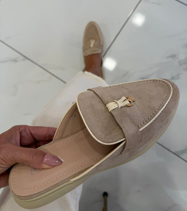 Lottie Beige Mules
