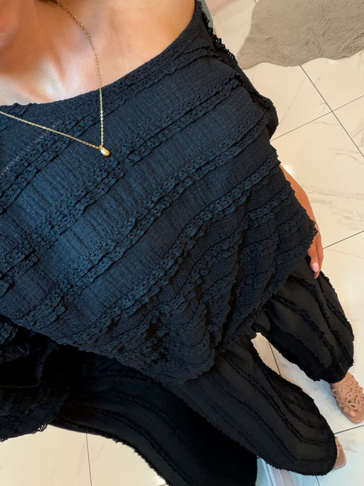 Hattie Ruffle Top &amp; Trouser Co Ord