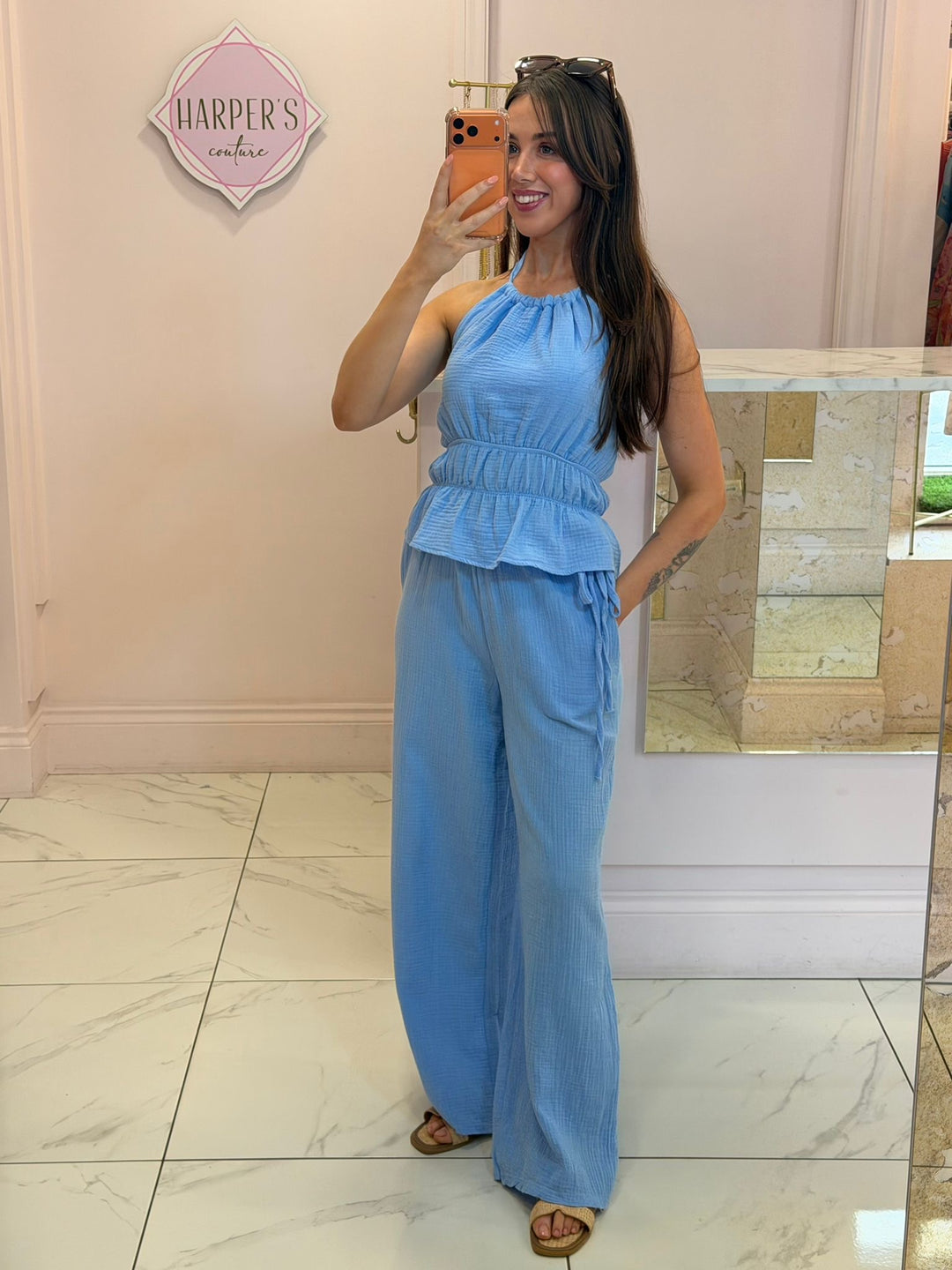 Bambi Top &amp; Trouser Co Ord Set