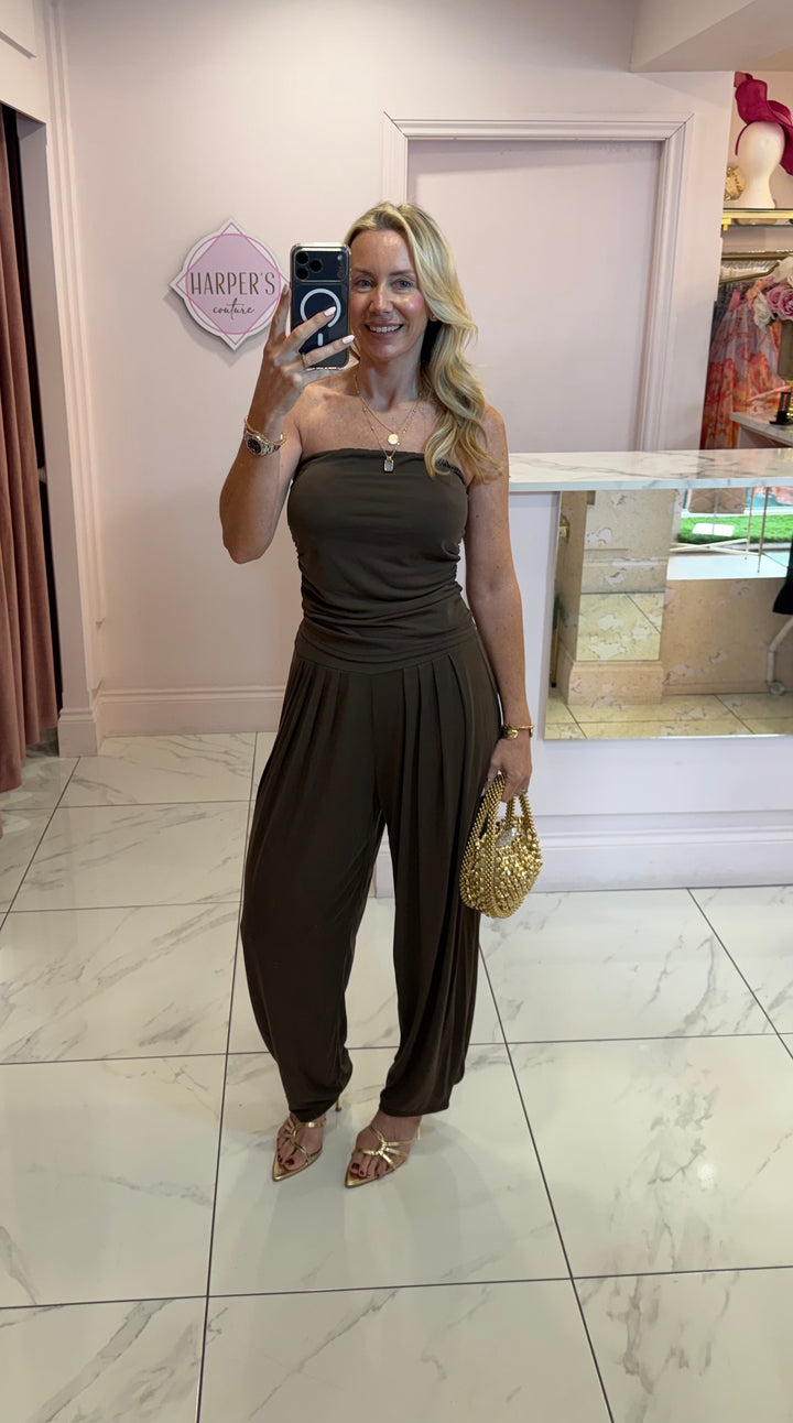 Bandeau Top &amp; Trouser Co Ord