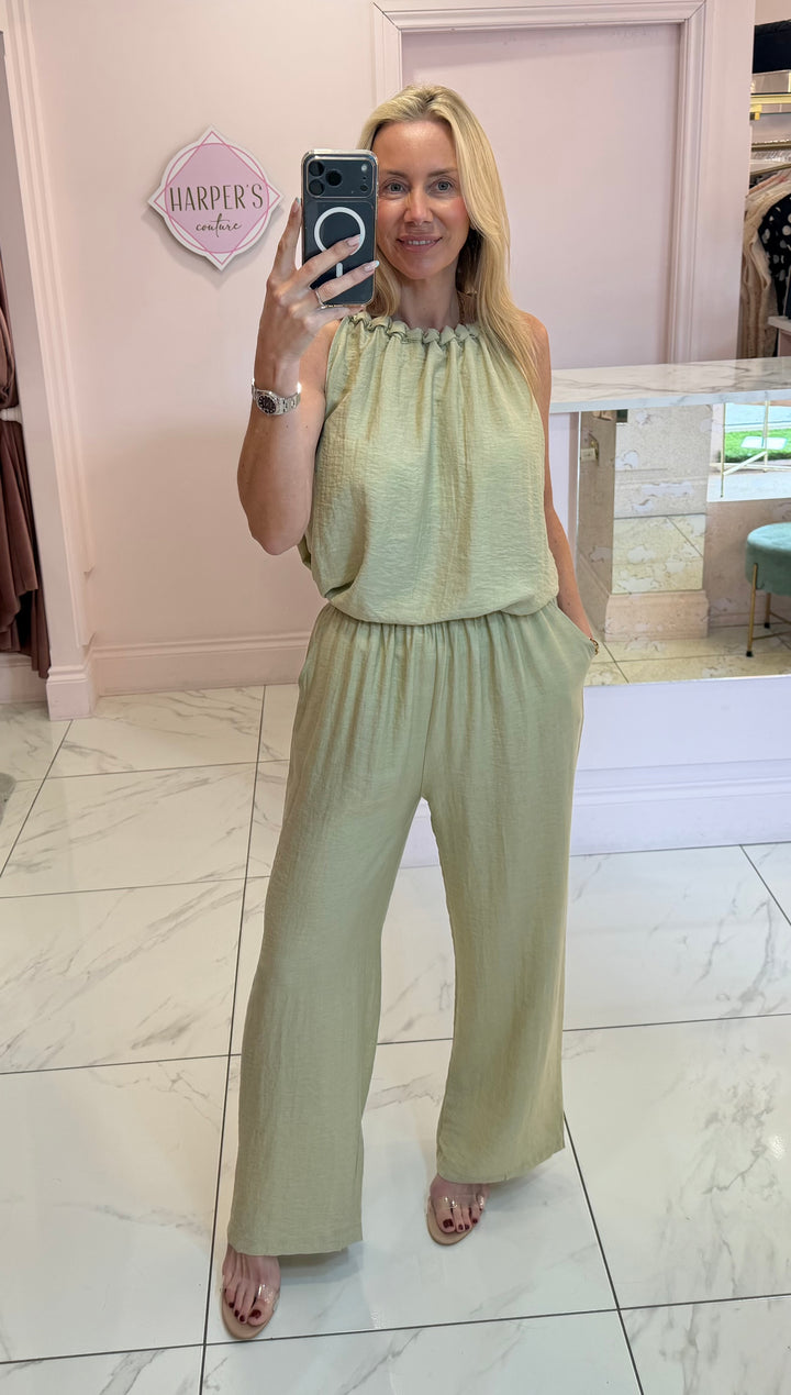 Carly Top &amp; Trouser Co Ord Set