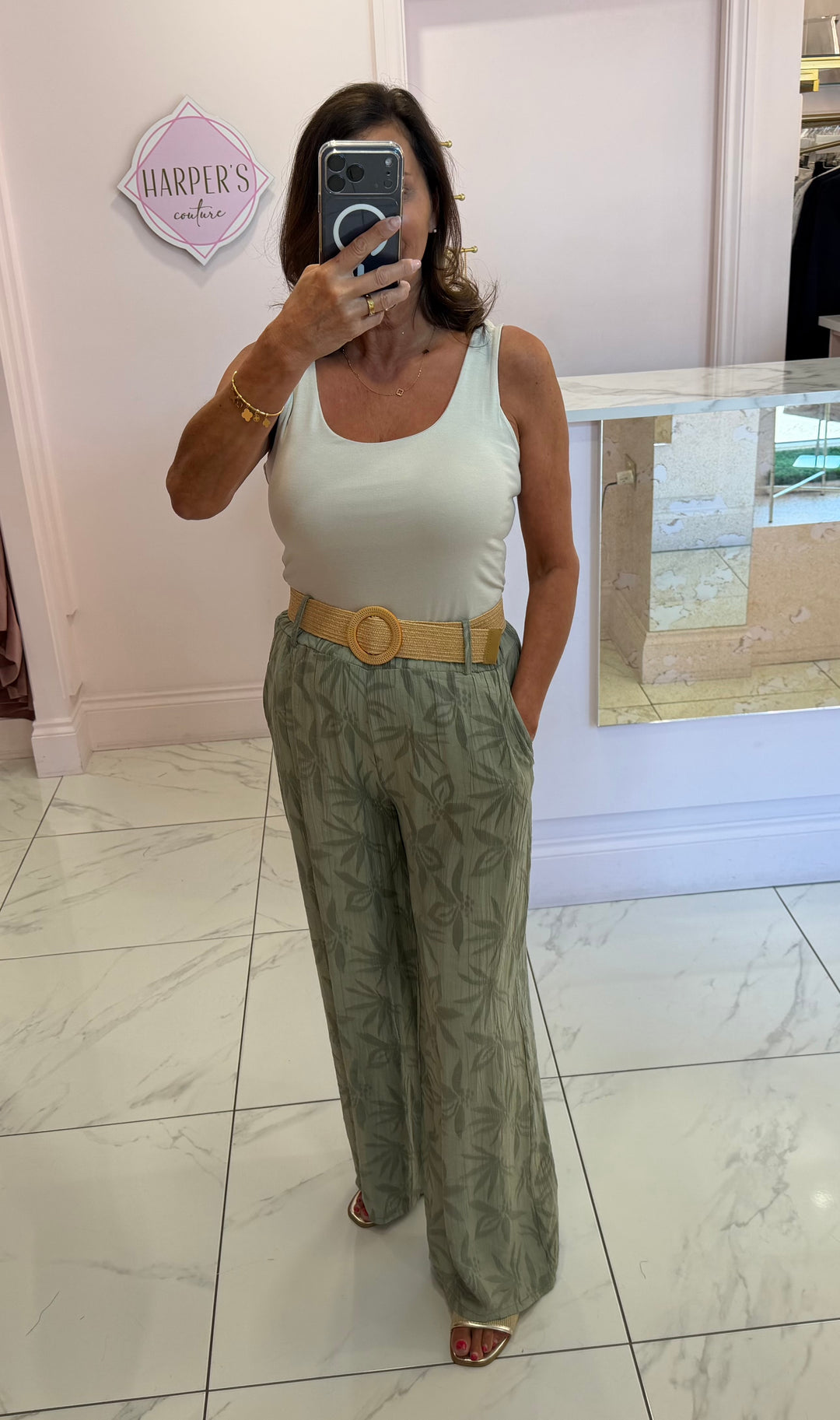Fern Khaki Trouser