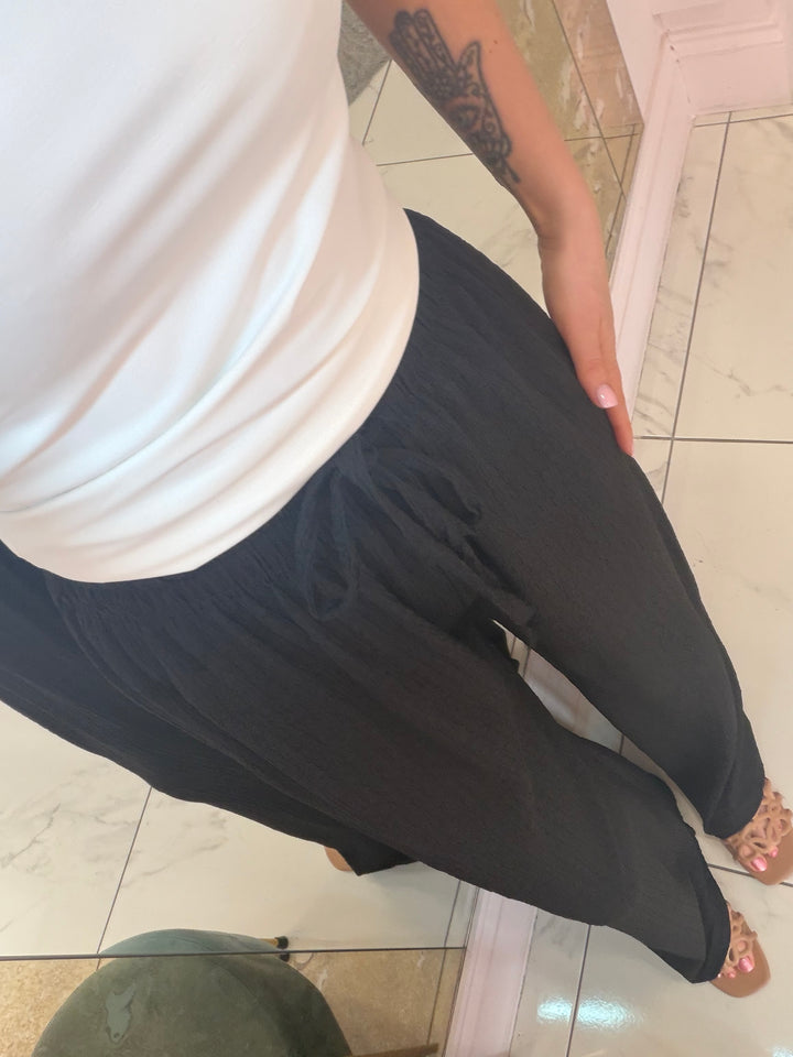 Bec Lightweight Textured Trousers