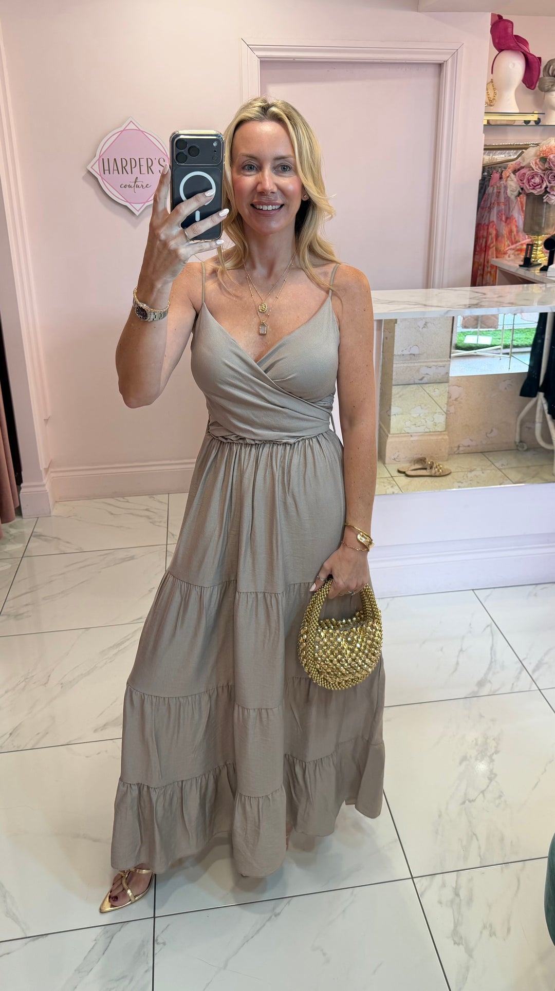 Abigail Twist Front Dress