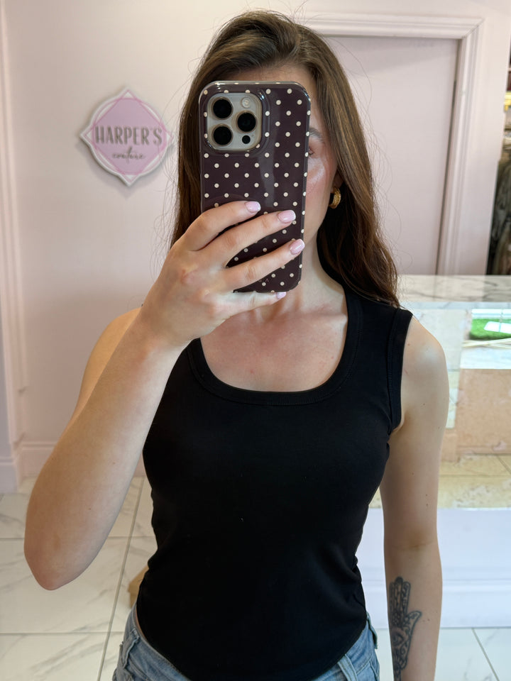 Nova Round Neck Super Soft Cup Vest Top