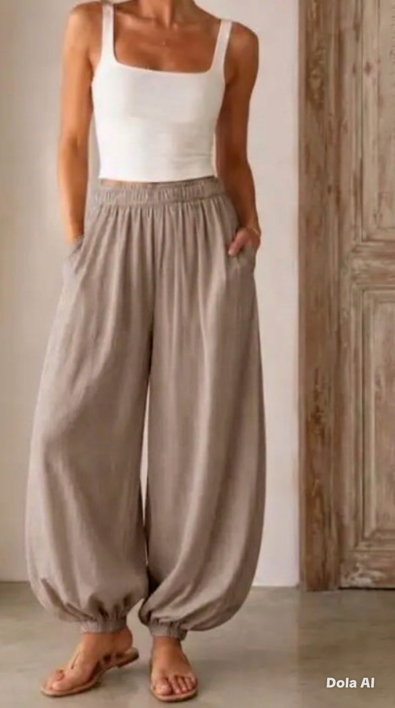 Loretta Soft Harem balloon Trousers