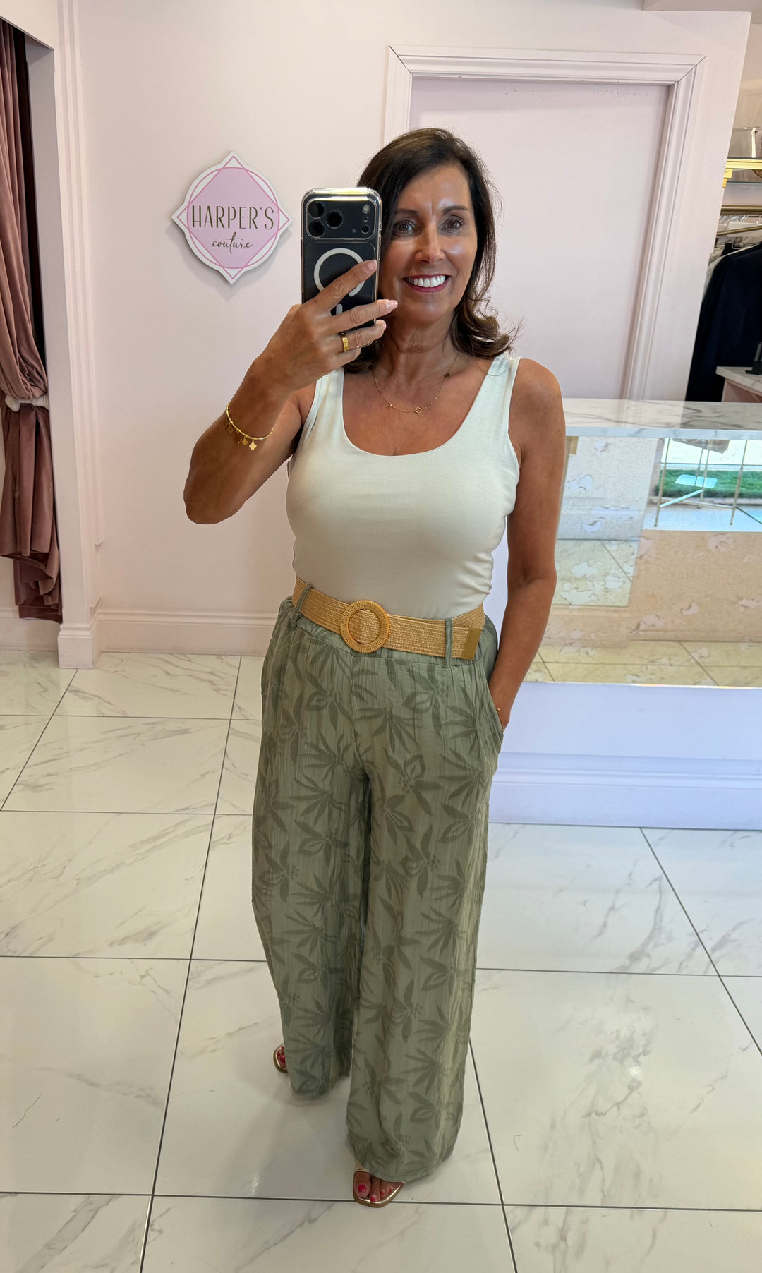 Fern Khaki Trouser