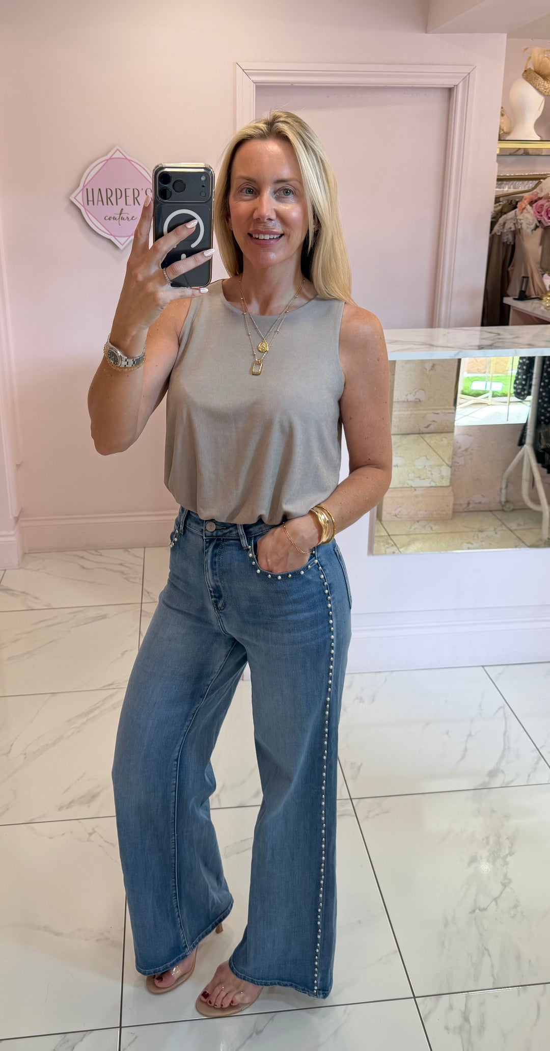 Ezme Soft Stretchy Puff Hem Top