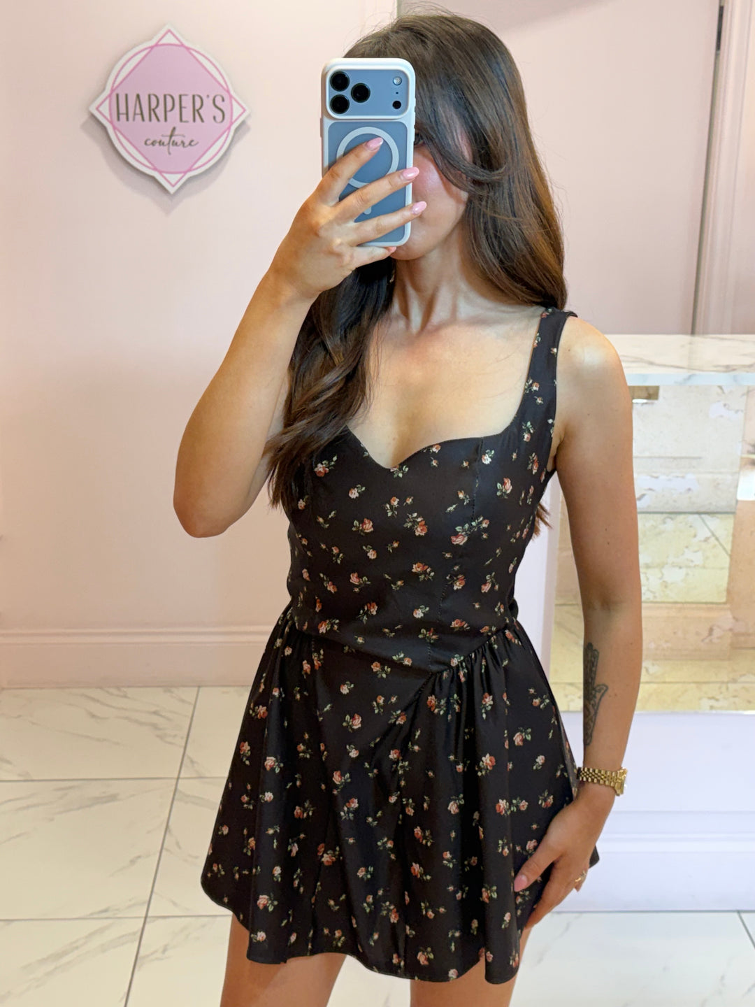 Cammy Floral Skater Dress
