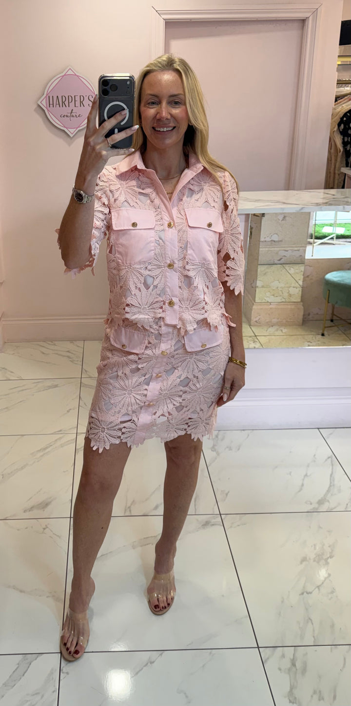Veronica Shirt &amp; Skirt Co Ord Set