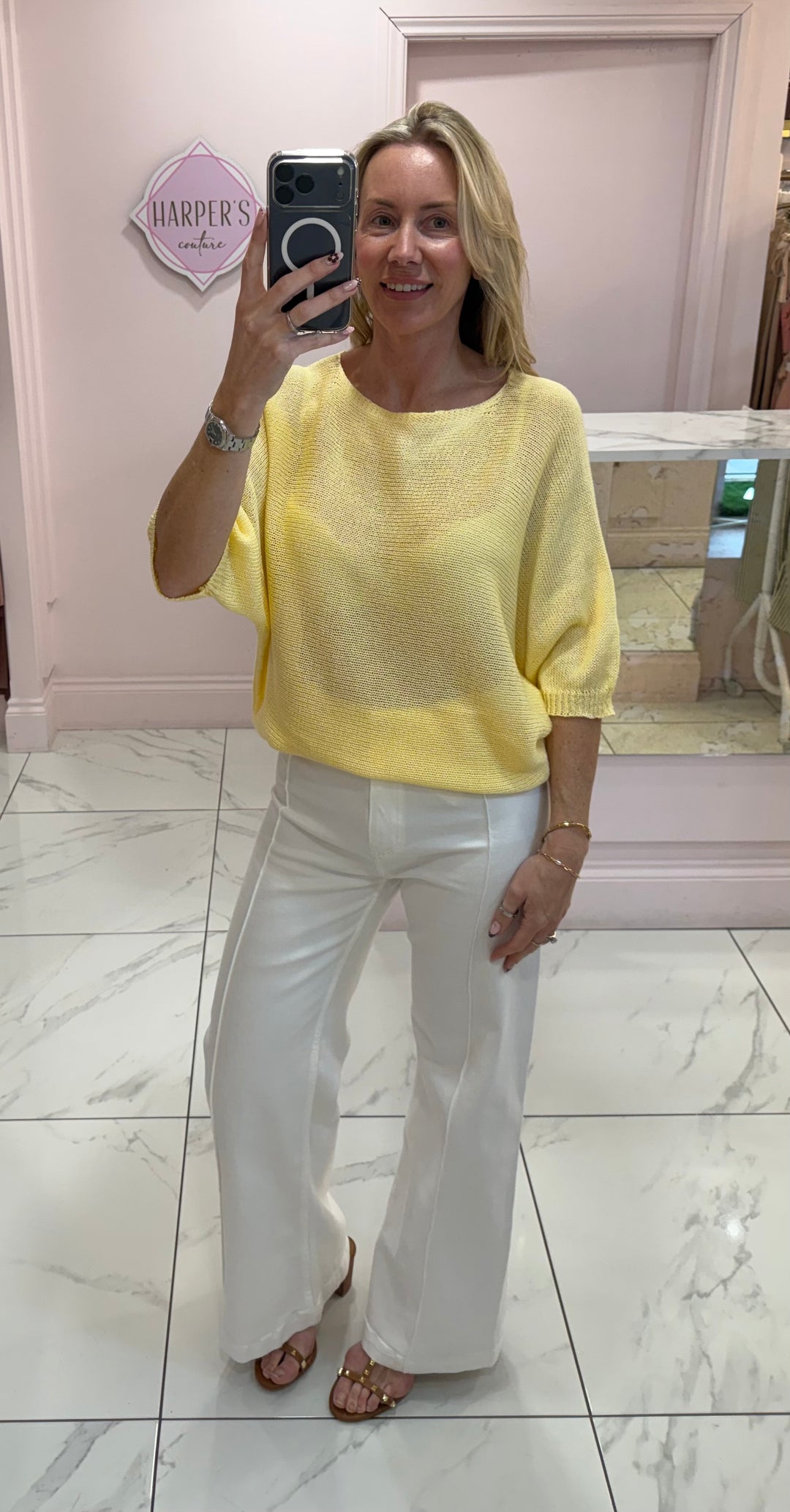 Daisya Fine Knit Reversible Top
