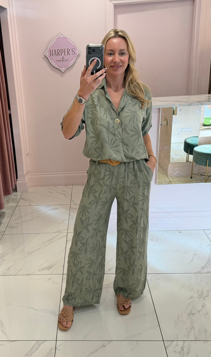 Fern Khaki Trouser