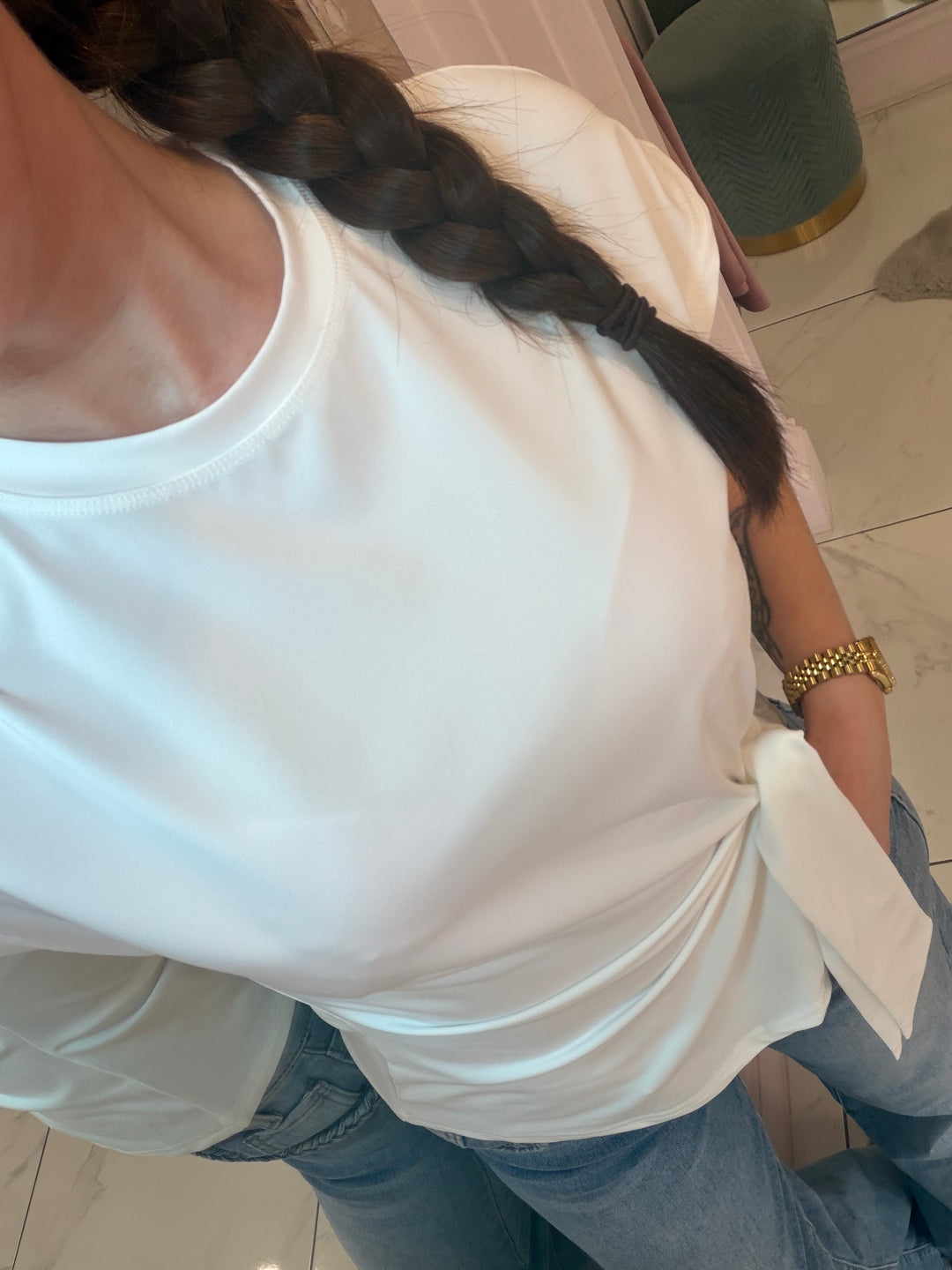 Sierra Slinky Tie Side Top