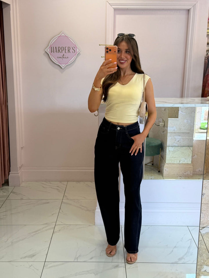 Indigo Barrel Stretch jeans