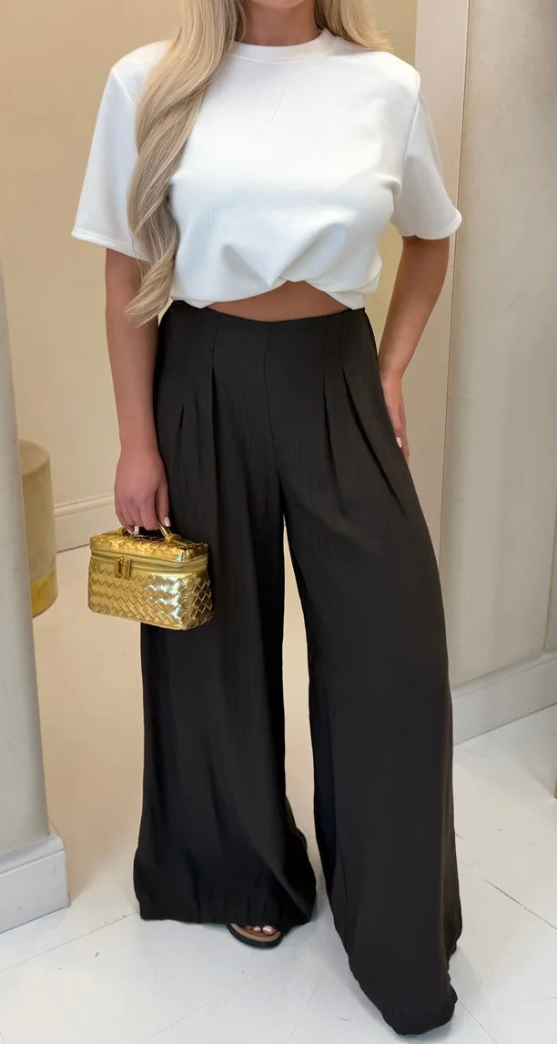 Wide Leg Trousers