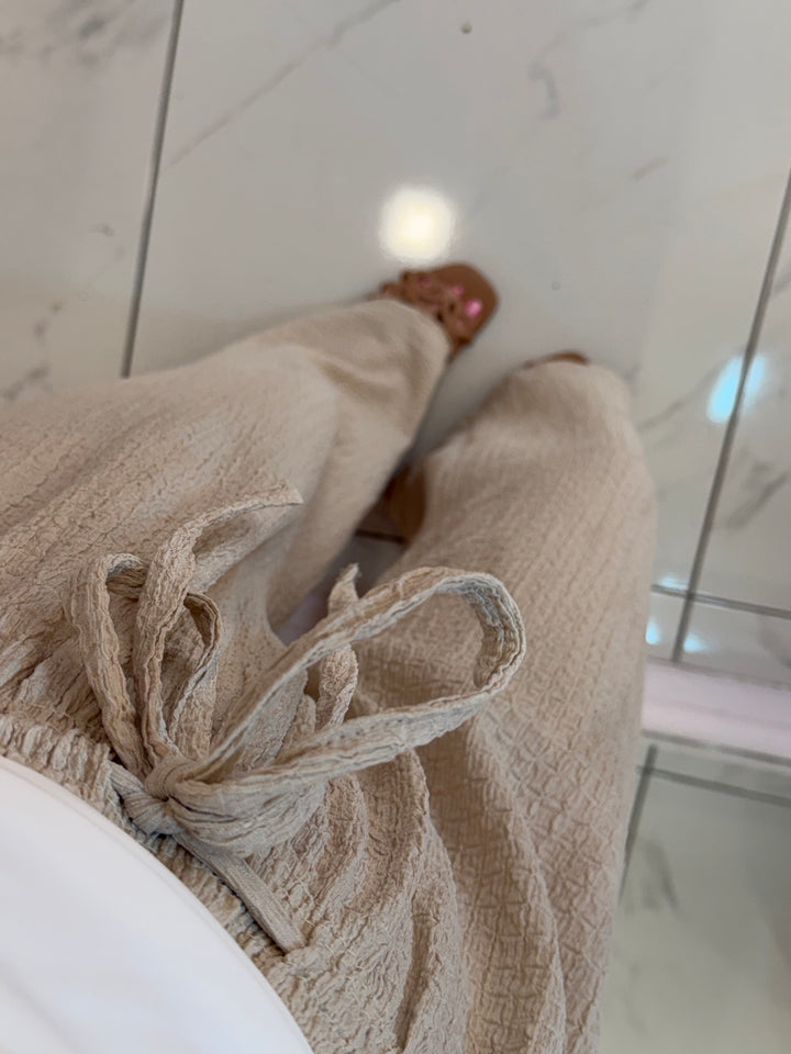Bec Lightweight Textured Trousers