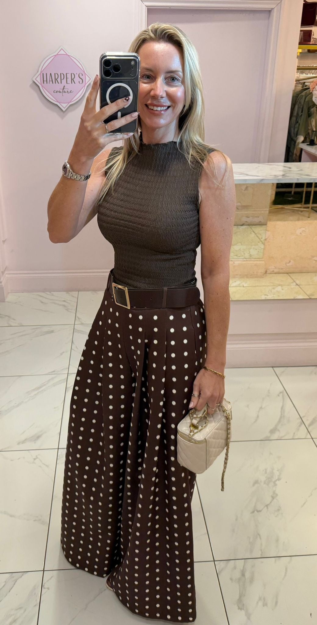 Sunny Waffle Textured Top