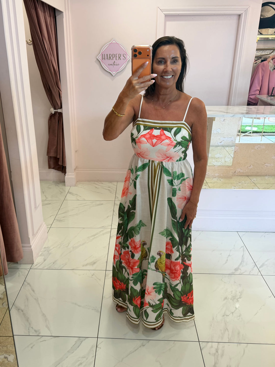 Esra Floral Summer Maxi Dress
