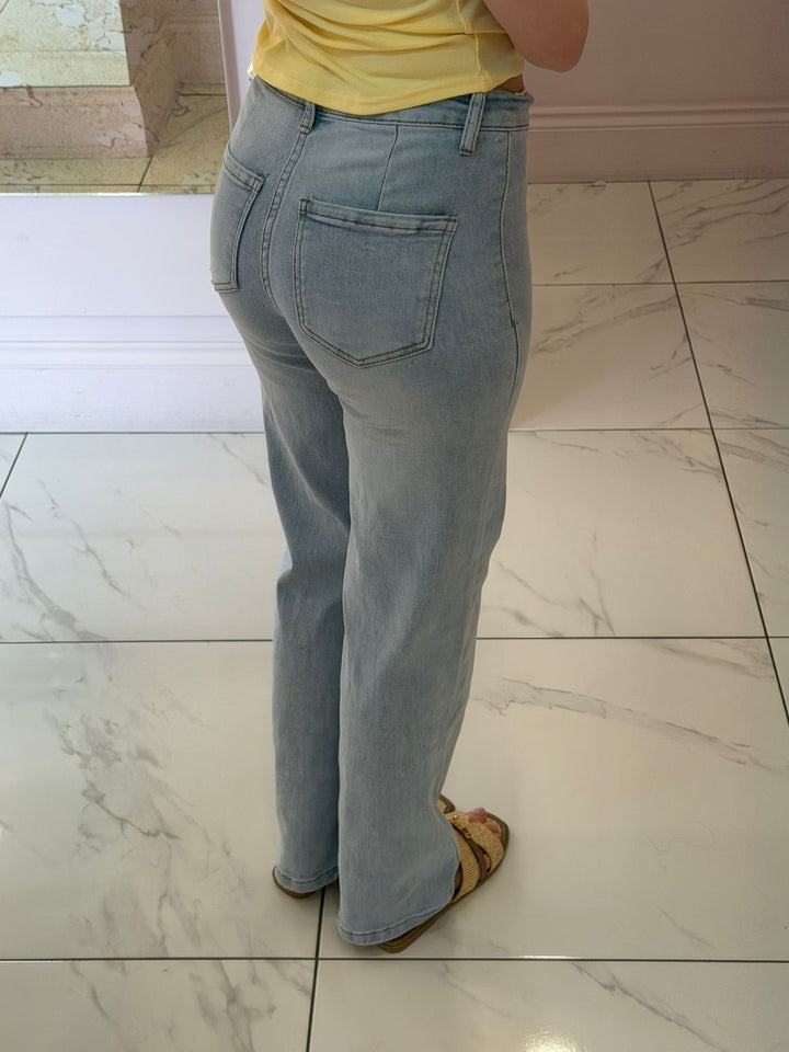 Triny Seam Front Jeans
