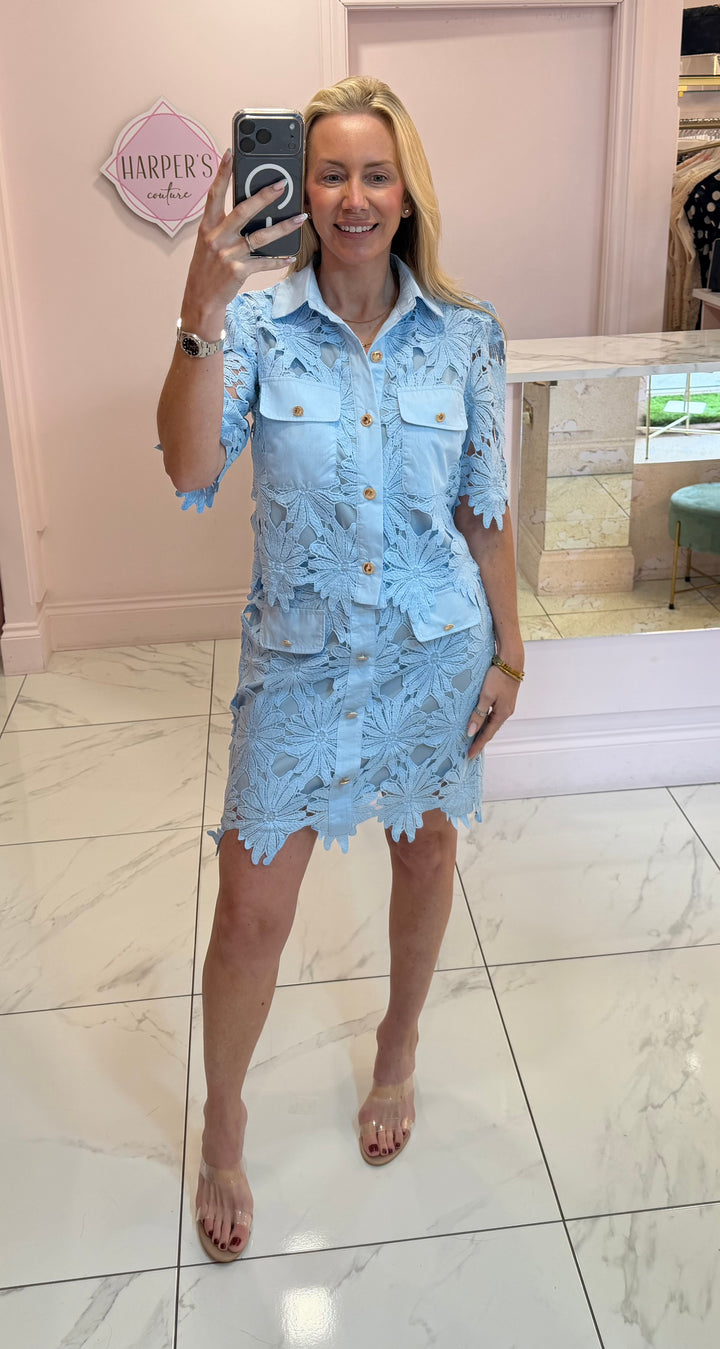 Veronica Shirt &amp; Skirt Co Ord Set