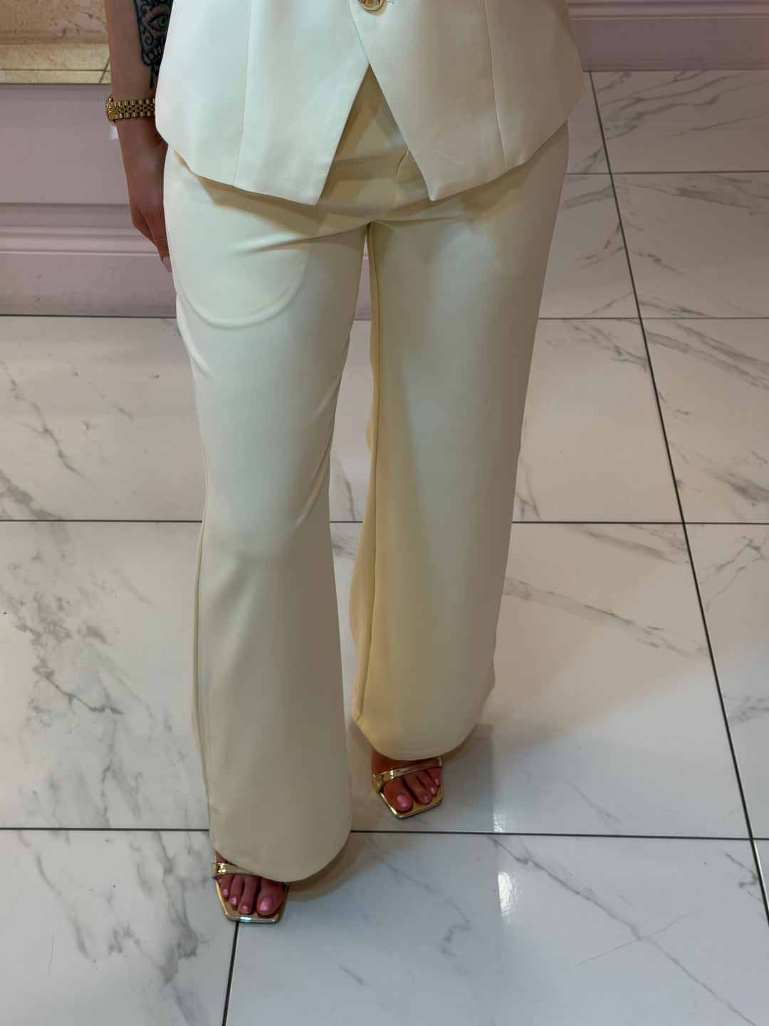 Natalie Wide Leg Tailored Trousers