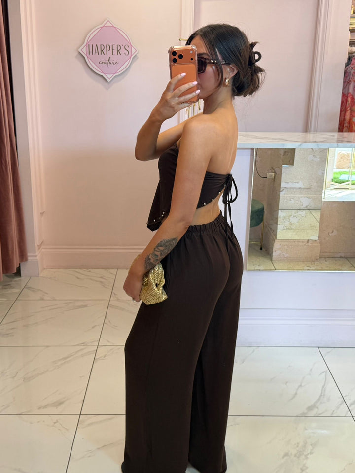 Tessa Trouser &amp; Bandeau Top Co-Ord
