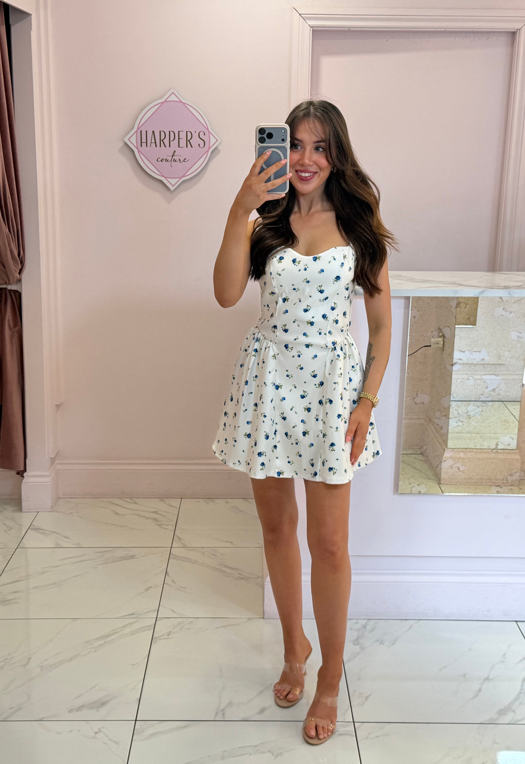 Cammy Floral Skater Dress