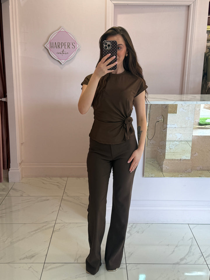 Sierra Slinky Tie Side Top