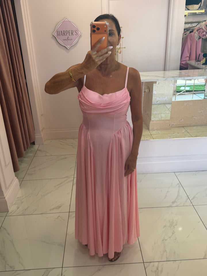 Bella Drape Front Dress