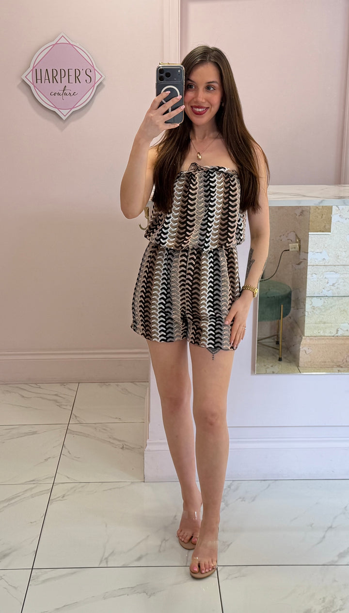 Ezme Elasicated Waist Playsuit