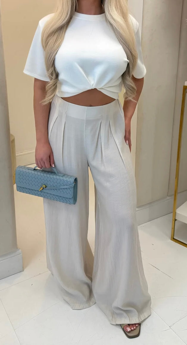 Wide Leg Trousers