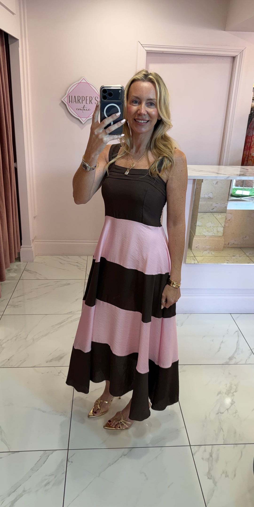 Tilly Stripe Maxi Dress