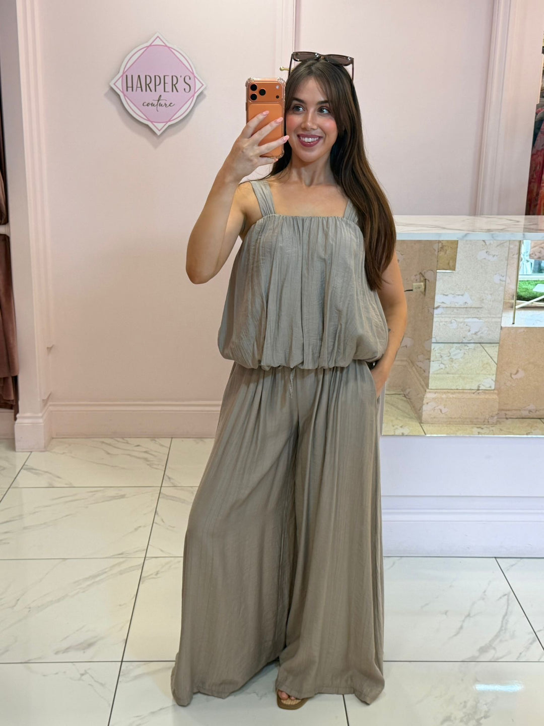 Leah Top &amp; Trouser Co Ord Set