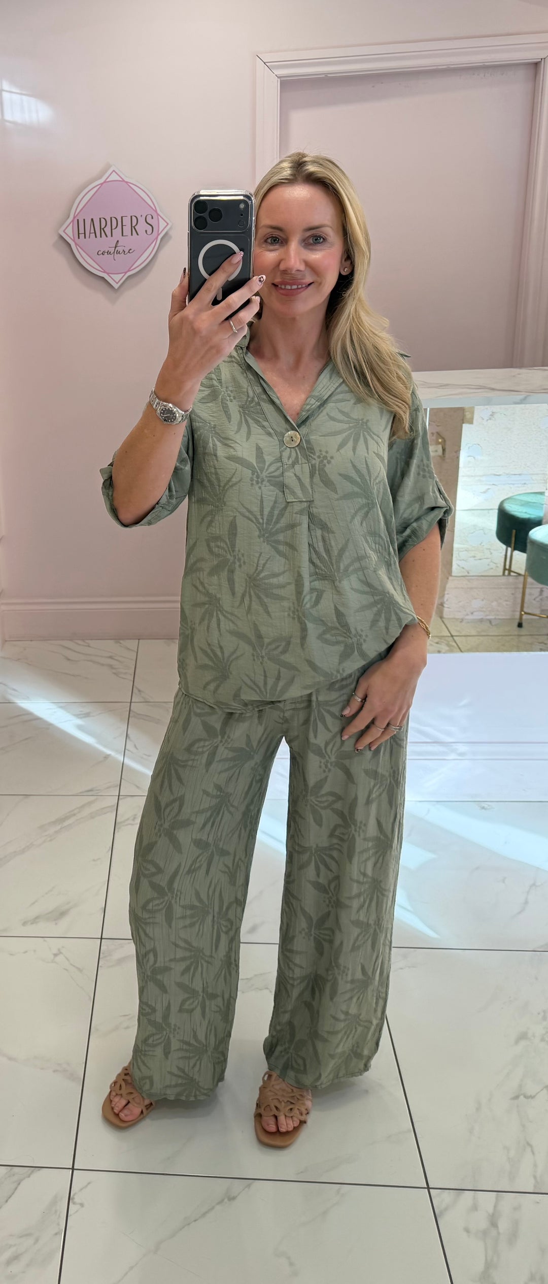 Fern Khaki Trouser