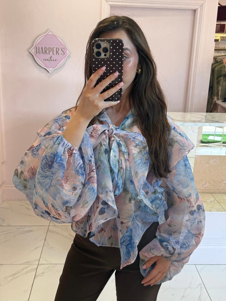 Charlotte Floral Detail Shirt/Blouse