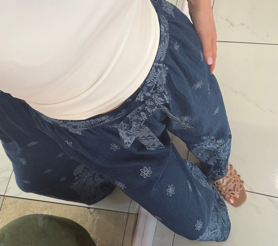 Polly Soft Demin Lightweight Trousers