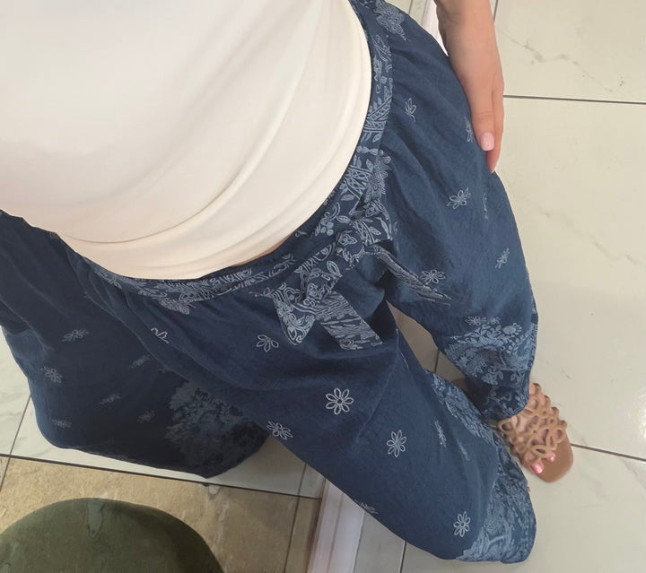 Polly Soft Demin Lightweight Trousers