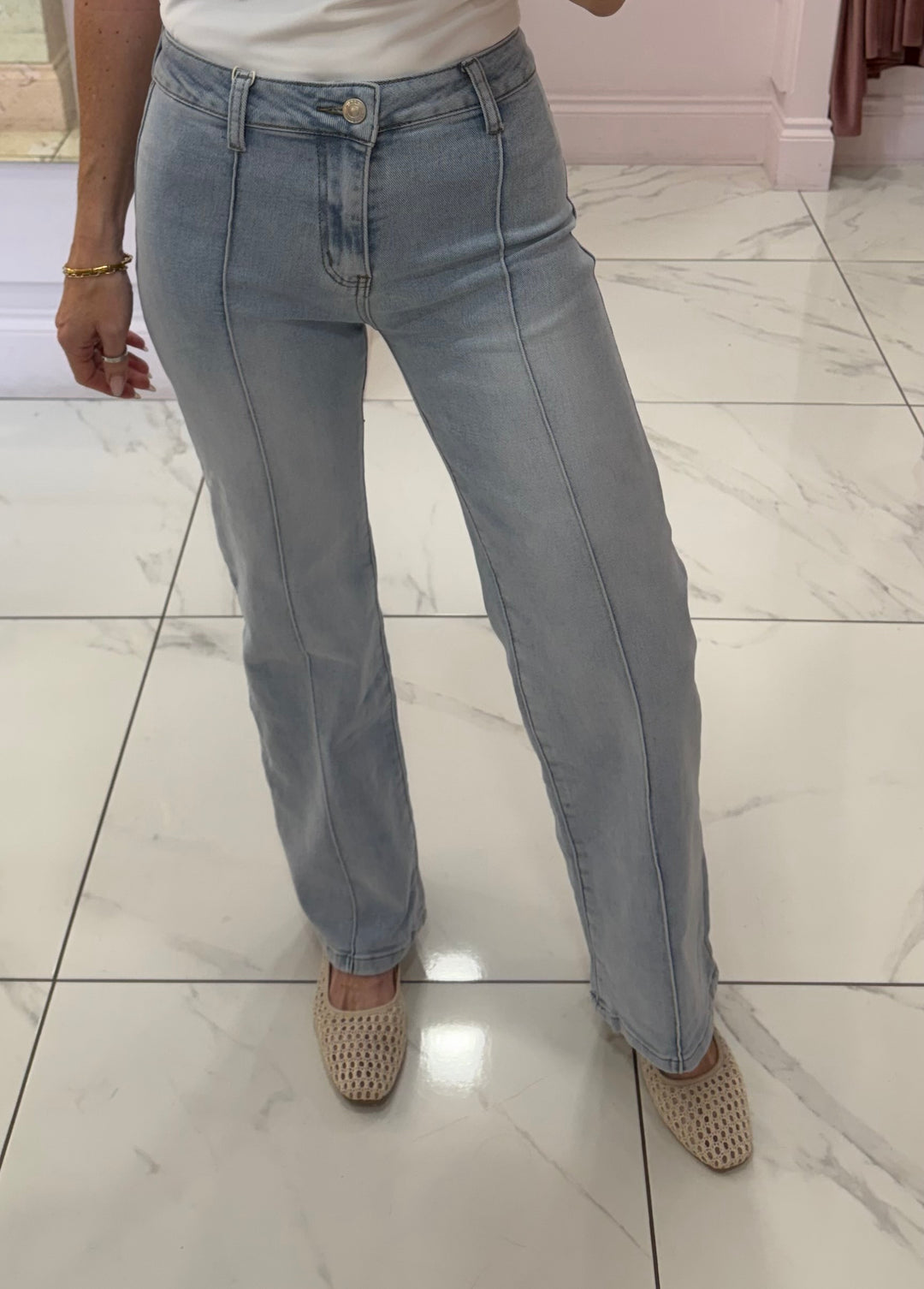 Triny Seam Front Jeans