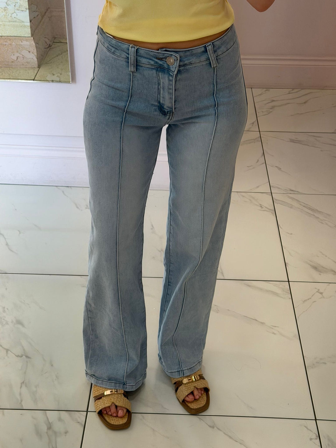 Triny Seam Front Jeans