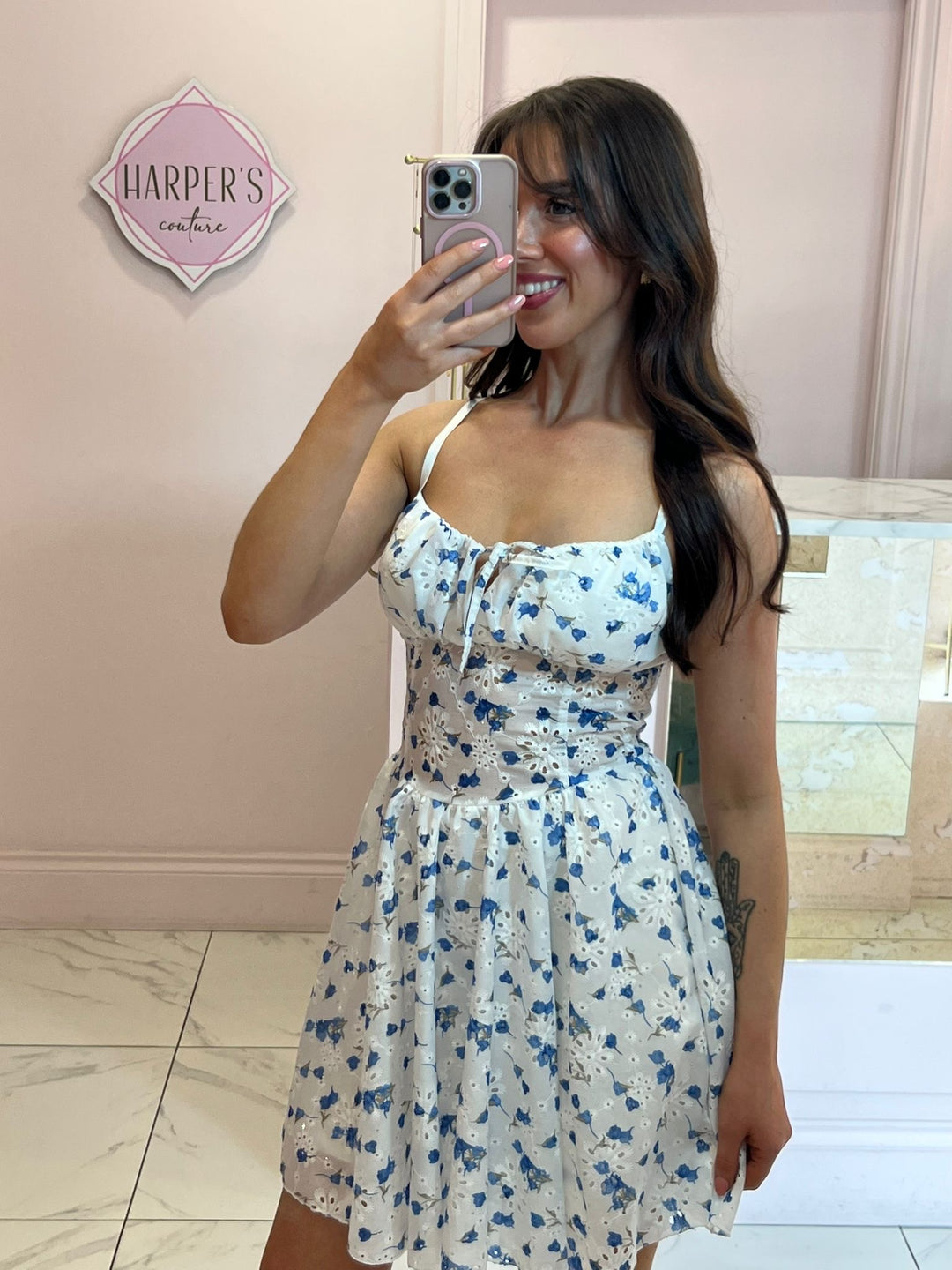 Ariarna Floral Rara Skater Dress